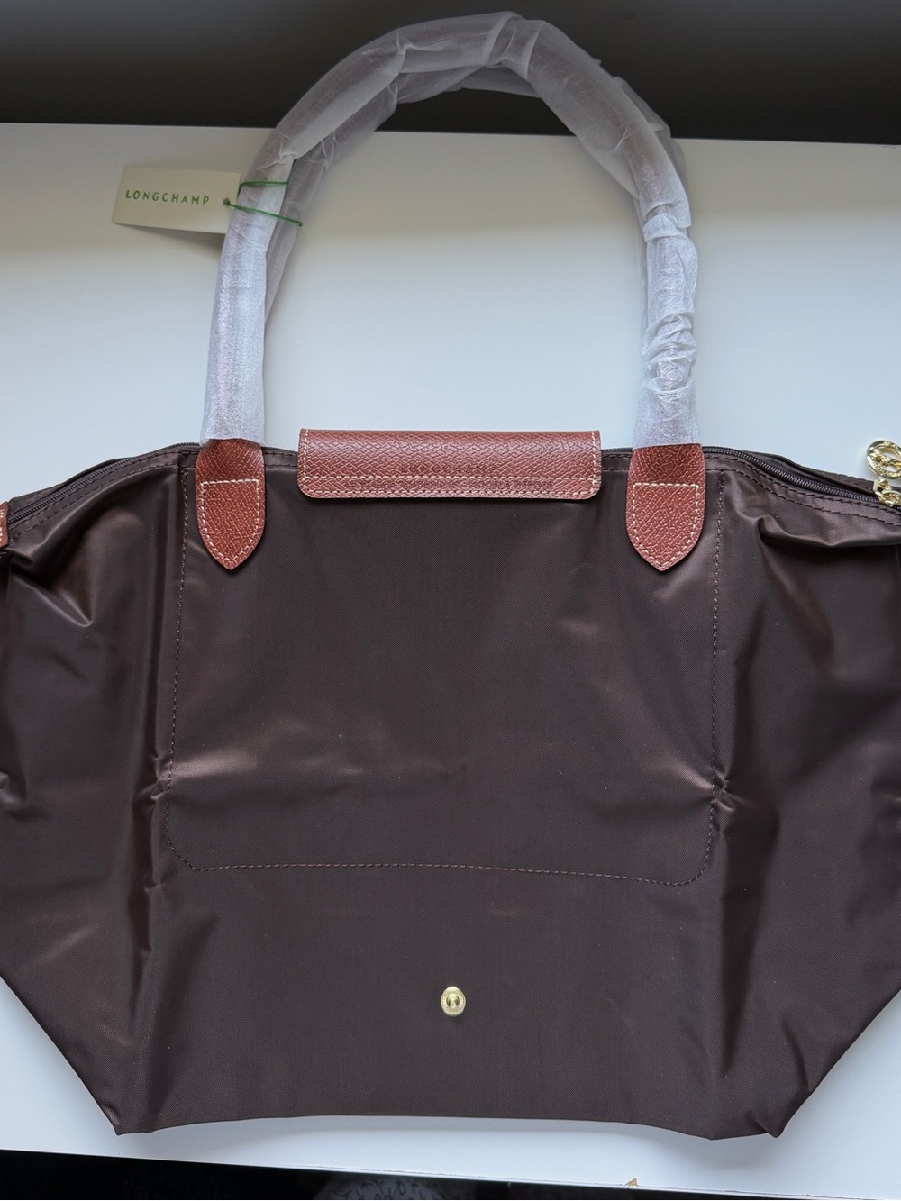 Longchamp Brown Large Tote Bag - Picture 7 of 8